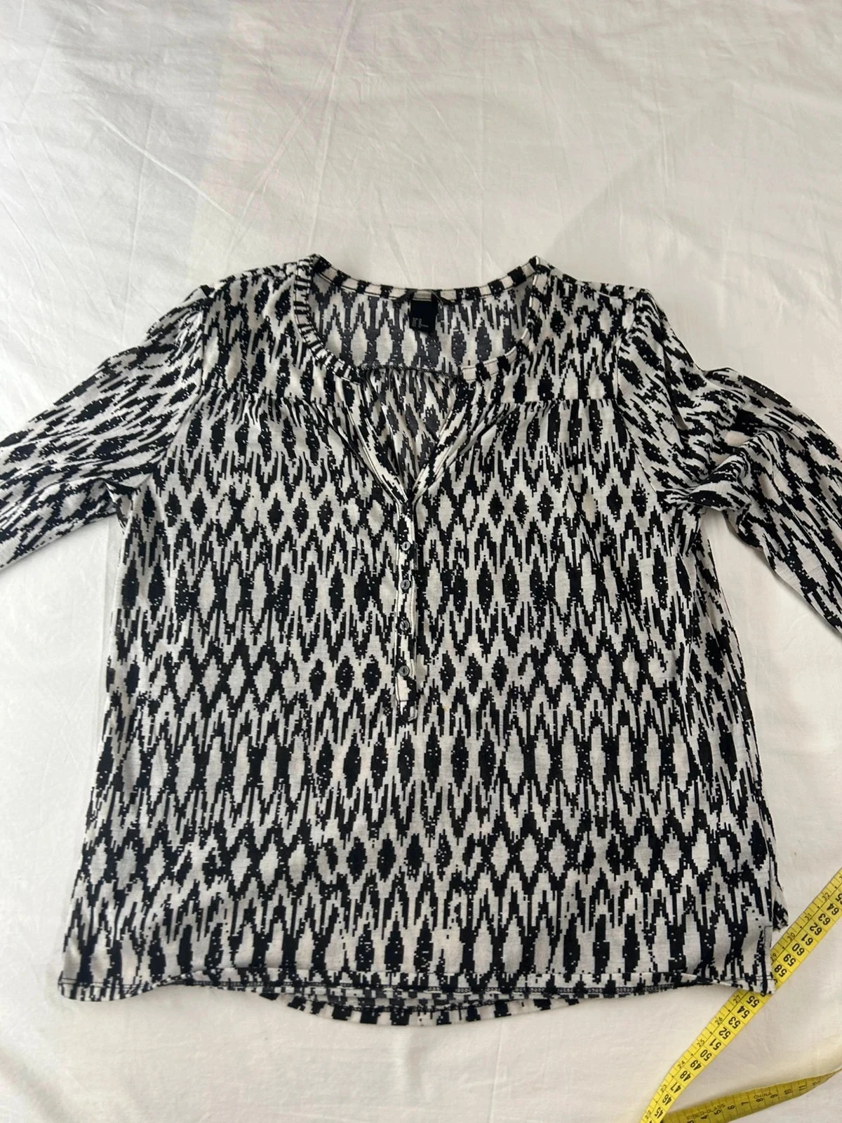Vintage zwart-witte blouse h&m – photo 2